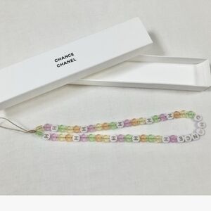 Chanel Chance phone Beaded Charm Colorful Strap New Gift Limited Ed